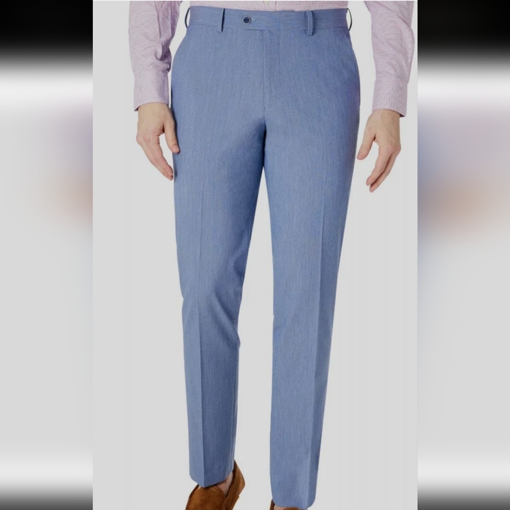 Bar III Blue Slim Fit Pants 32W 32L